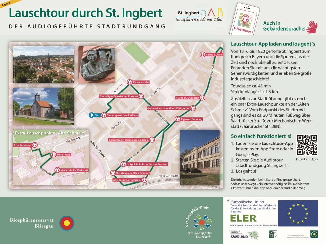 Portaltafel Lauschtour St. Ingbert