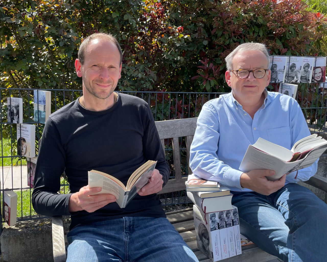 „Der Kosmos Ingeborg Bachmann“ – Literarischer Abend mit Stefan Schwarzmüller und Thomas Kuhn