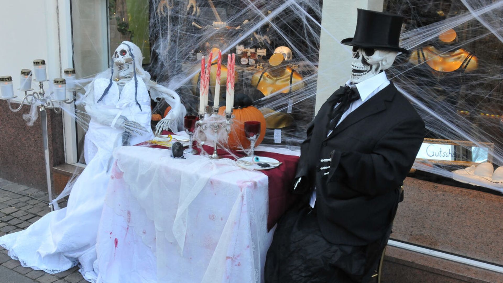 Gruseliges Halloween-Event in der Innenstadt