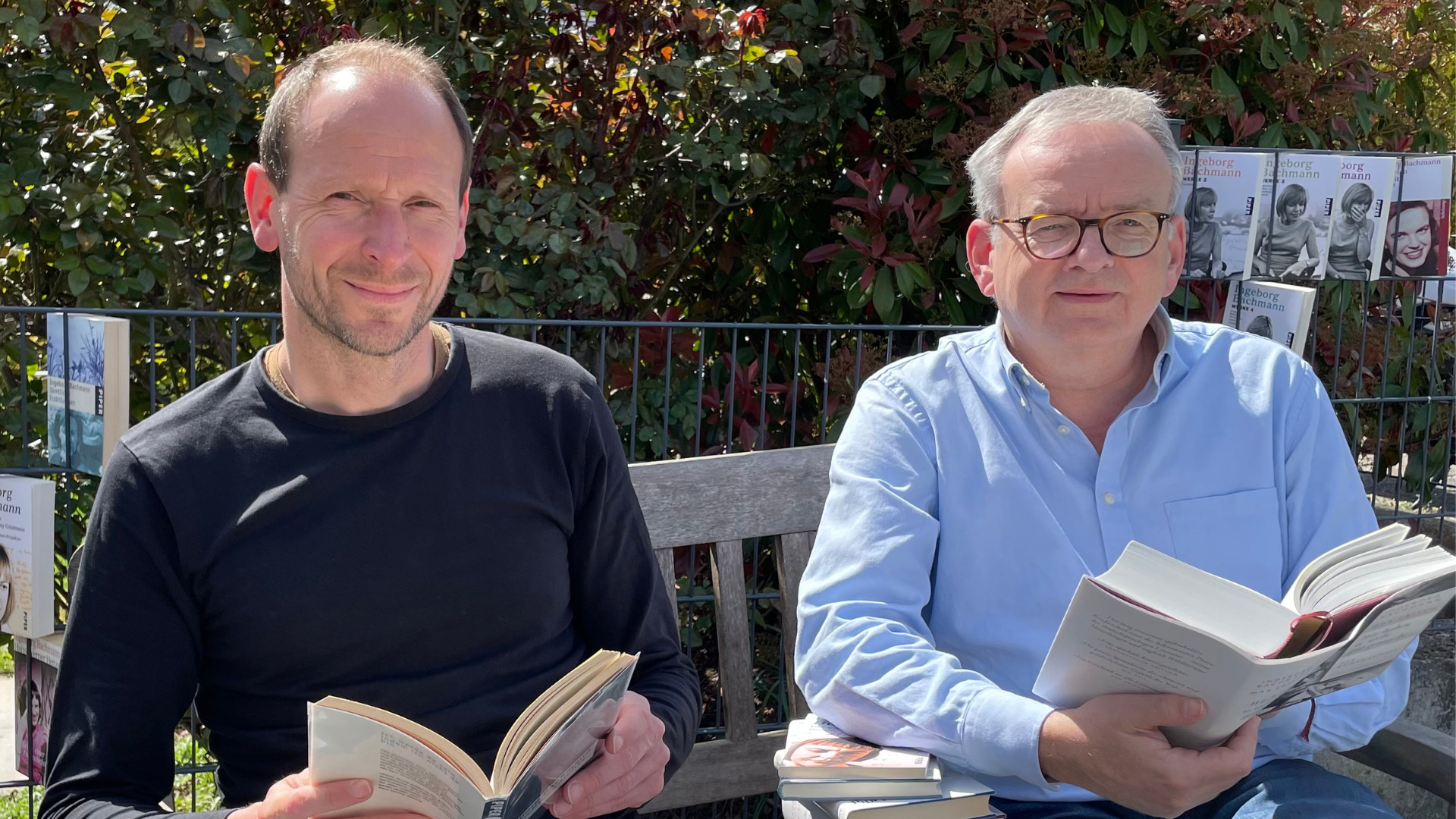 „Der Kosmos Ingeborg Bachmann“ – Literarischer Abend mit Stefan Schwarzmüller und Thomas Kuhn
