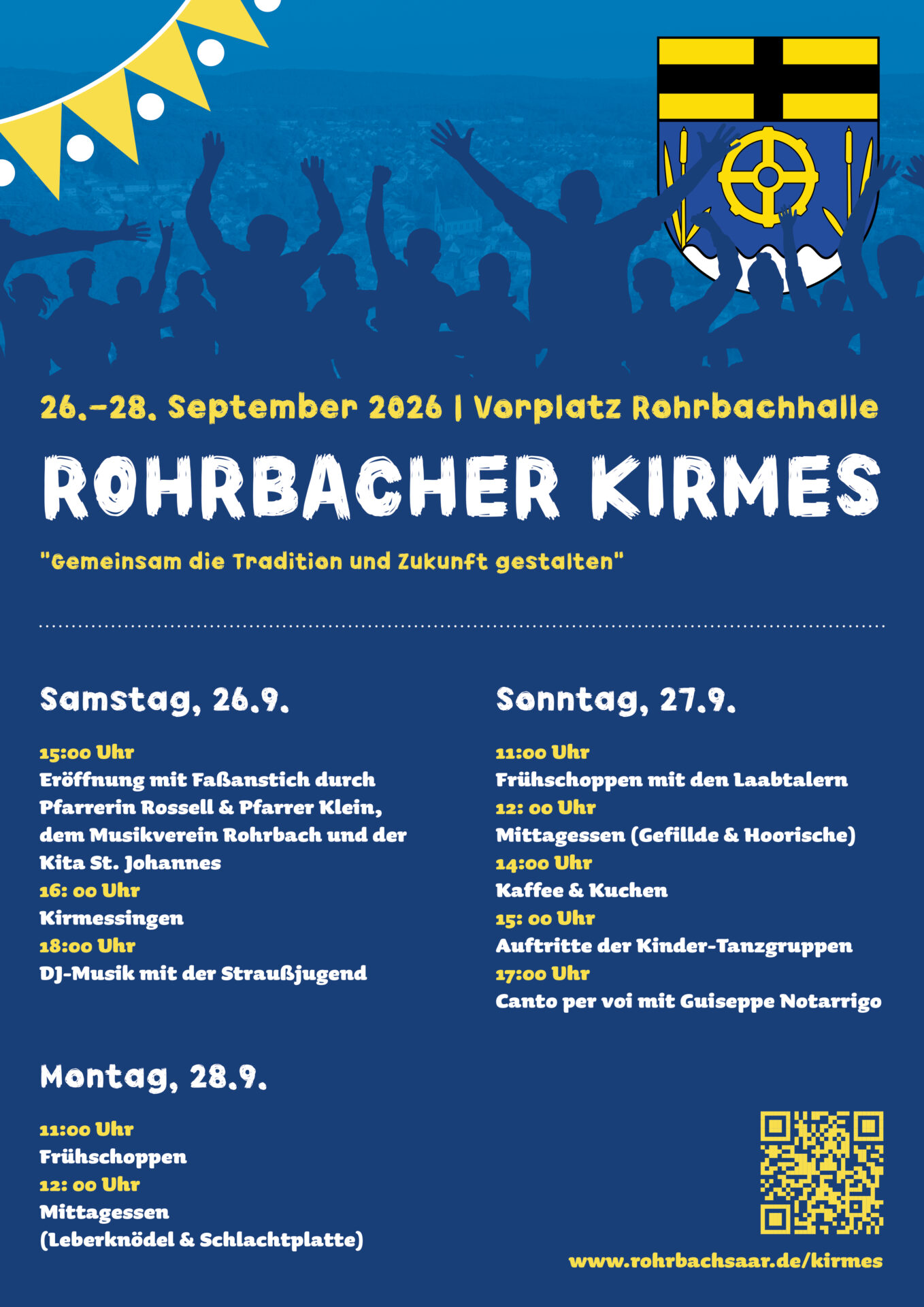 Plakat Rohrbacher Kirmes 2026